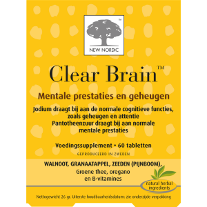 Koop New Nordic Clear Brain Tabletten