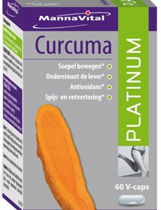Koop MannaVital Curcuma Platinum Capsules 60st