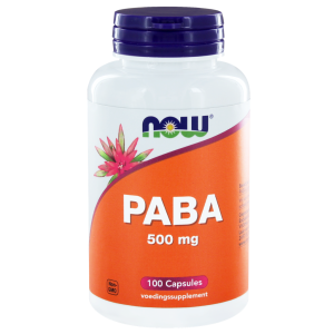 Koop NOW PABA 500mg Capsules 100st