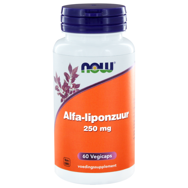 Koop NOW Alfa-liponzuur 250mg Vegicaps