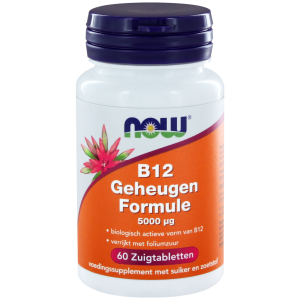 Koop NOW B12 Geheugen Formule 5000mcg Tabletten