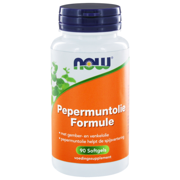 Koop NOW Pepermuntolie Formule Softgels
