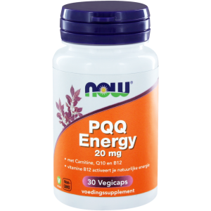 Koop NOW PQQ Energy 20mg Capsules