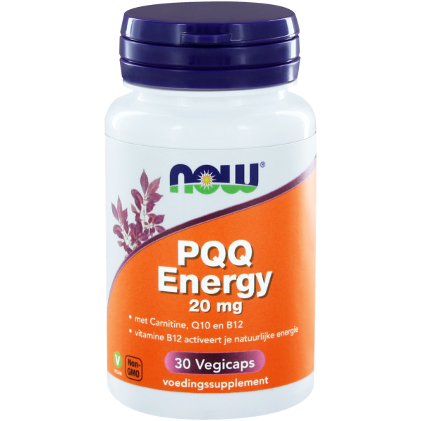 Koop NOW PQQ Energy 20mg Capsules