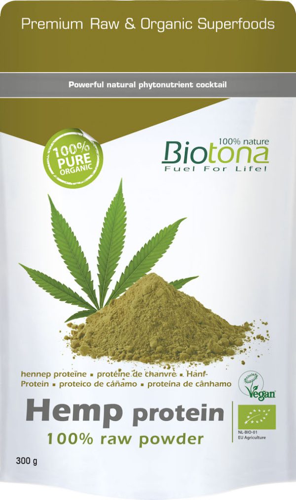 Koop Biotona Hemp Protein Powder Raw