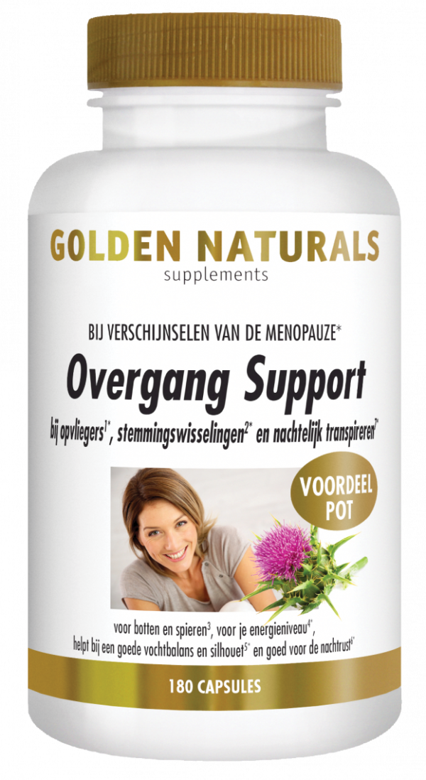 Koop Golden Naturals Overgang Support Capsules