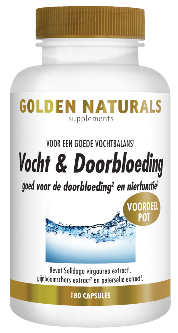 Koop Golden Naturals Vocht & Doorbloeding Capsules