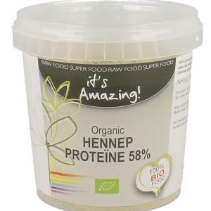 Koop Its Amazing Organic Hennep Proteine 58%