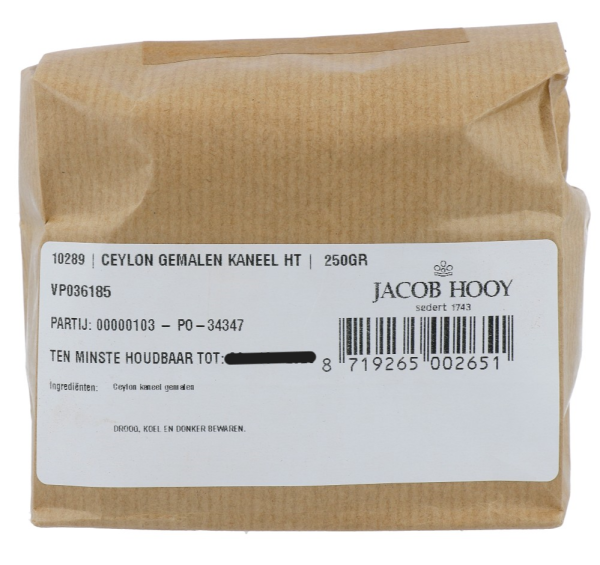 Koop Jacob Hooy Kaneel Ceylon Gemalen
