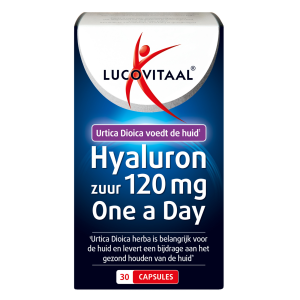 Koop Lucovitaal Hyaluronzuur Droge Huid 120mg Capsules 30st