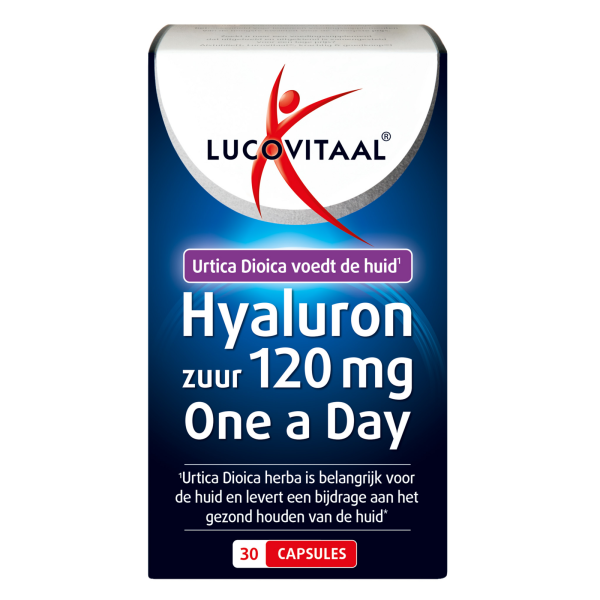 Koop Lucovitaal Hyaluronzuur Droge Huid 120mg Capsules 30st