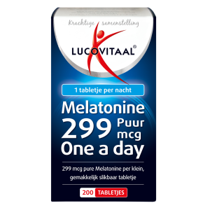 Koop Lucovitaal Melatonine Puur 299mcg Tabletten