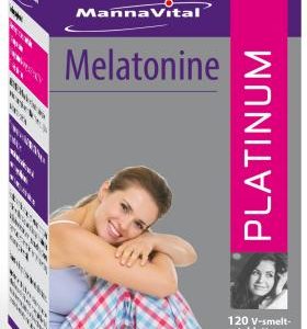 Koop MannaVital Melatonine Platinum Smelttabletten