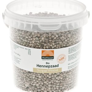 Koop Mattisson HealthStyle Biologisch Hennepzaad Ongepeld