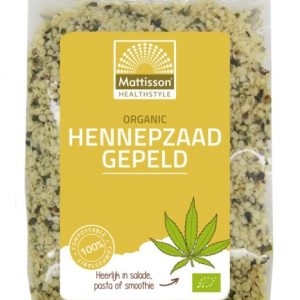 Koop Mattisson HealthStyle Biologische Hennepzaad Gepeld