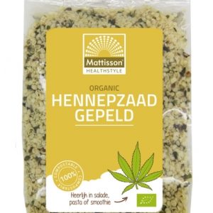 Koop Mattisson HealthStyle Biologische Hennepzaad Gepeld