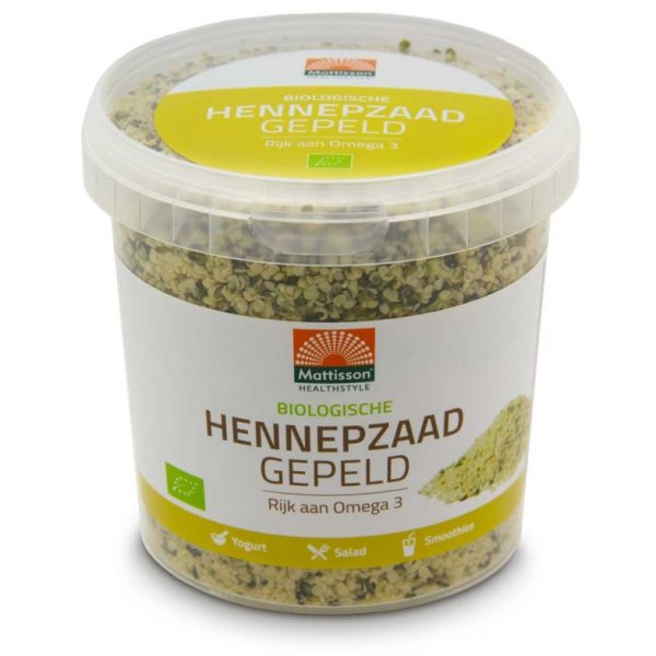 Koop Mattisson HealthStyle Biologische Hennepzaad Gepeld