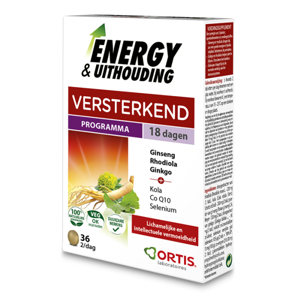 Koop Ortis Energy & Uithouding Tabletten