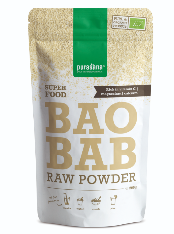 Koop Purasana Vegan Baobab Raw Powder