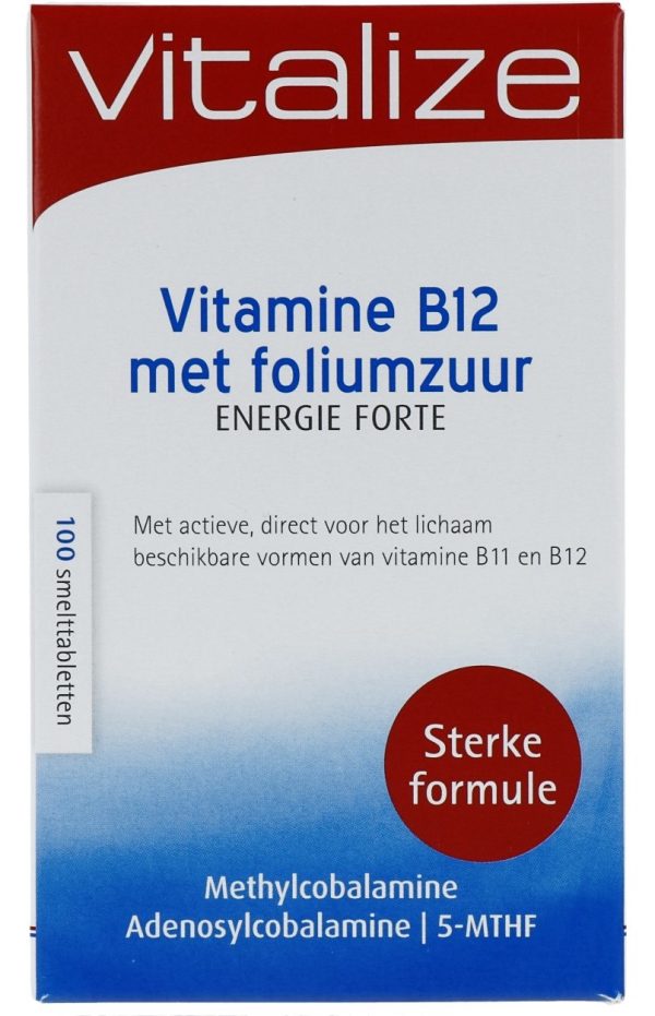 Koop Vitalize Vitamine B12 Energie Forte Smelttabletten 100st