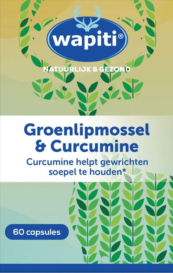 Koop Wapiti Groenlipmossel & Curcumine Extract Capsules
