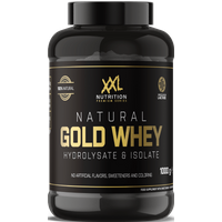 Aanbieding XXL Nutrition Natural Gold Whey Chocolade 1000 gram