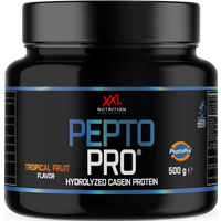Aanbieding XXL Nutrition PeptoPro Tropical Fruit 500 gram