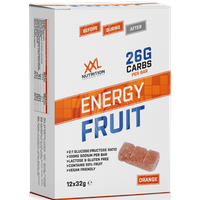 Aanbieding XXL Nutrition Energy Fruit Sinaasappel 12 Pack