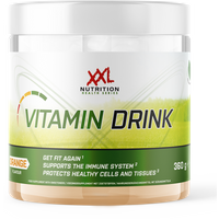 Aanbieding XXL Nutrition Vitamin Drink Sinaasappel 360 gram