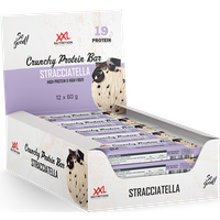 Aanbieding XXL Nutrition Crunchy Protein Bar Stracciatella 12 Pack