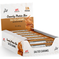 Aanbieding XXL Nutrition Crunchy Protein Bar Karamel 12 Pack
