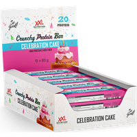 Aanbieding XXL Nutrition Crunchy Protein Bar Celebration Cake 12 Pack