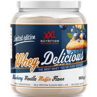 Aanbieding XXL Nutrition Whey Delicious Limited Edition - Blueberry Vanilla Muffin 1000 gram