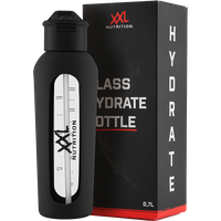 Aanbieding XXL Nutrition Glass Hydrate Bottle 700 ML