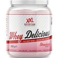 Aanbieding XXL Nutrition Whey Delicious Aardbei 1000 gram