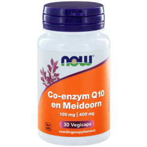 Koop NOW Co-enzym Q10 100mg en Meidoorn 400mg Capsules