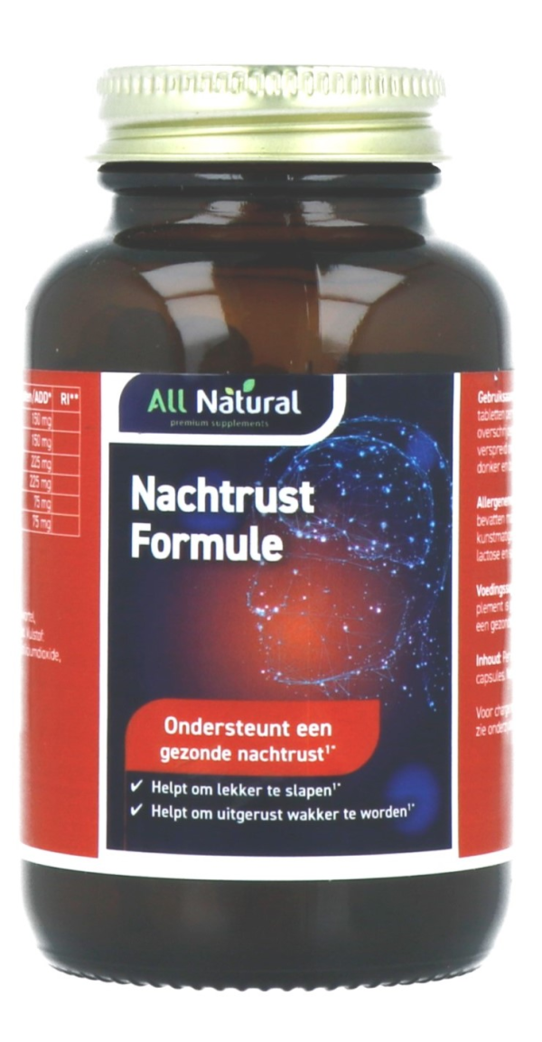 Koop All Natural Slaapmutsje Formule Tabletten
