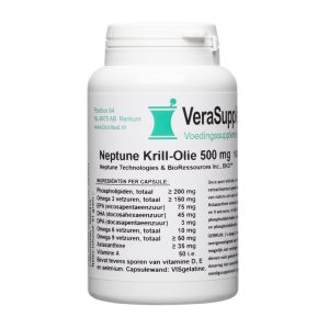 Koop VeraSupplements Neptune Krill-Olie 500 mg Capsules