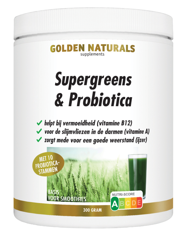 Koop Golden Naturals Supergreens & Probiotica Poeder