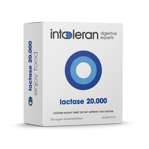 Koop Intoleran Lactase 20.000 FCC Breektabletten