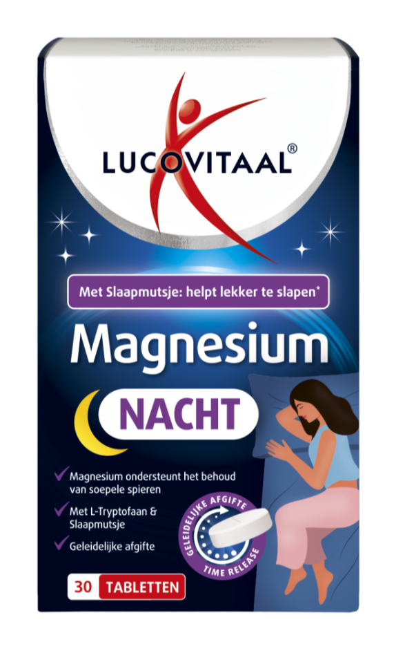 Koop Lucovitaal Magnesium Nacht Tabletten