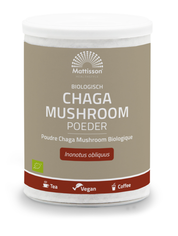 Koop Mattisson Biologisch Chaga Mushroom Poeder