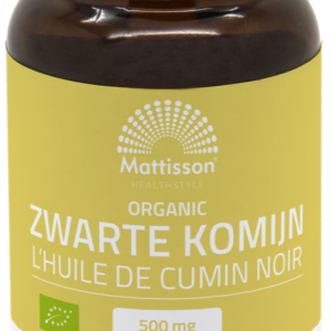 Koop Mattisson HealthStyle Organic Zwarte Komijn 500mg Capsules