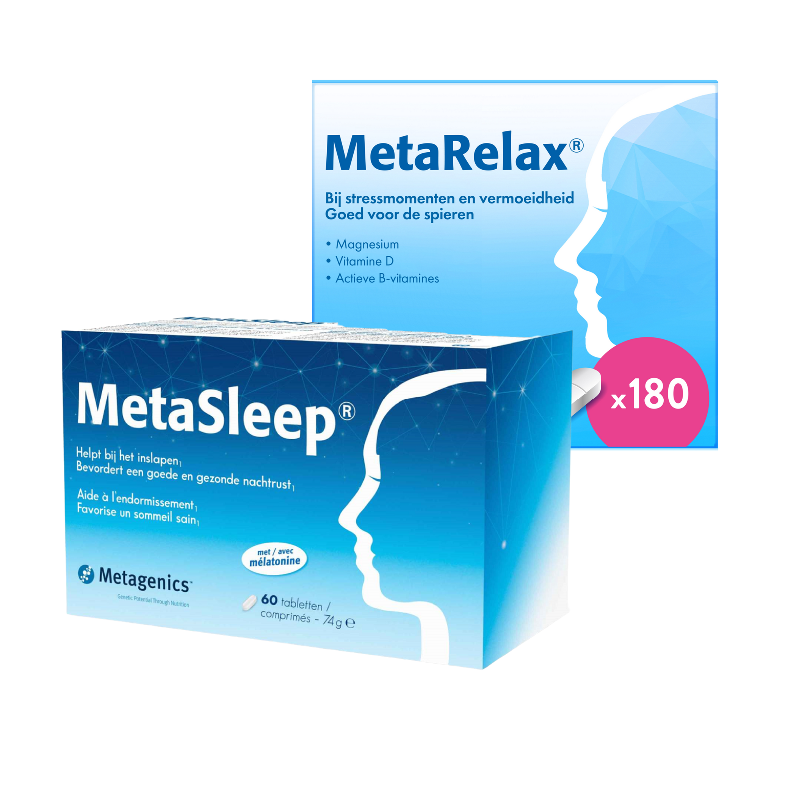 Koop Metagenics Metasleep & MetaRelax Tabletten Combi
