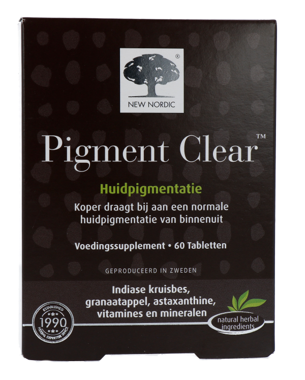 Koop New Nordic Pigment Clear Huidpigmentatie Tabletten