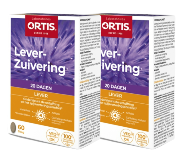 Koop Ortis MethodDraine Lever Zuivering Tabletten 2x60st