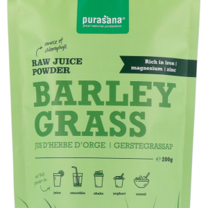 Koop Purasana Barley Grass Vegan Gerstegrassap Poeder
