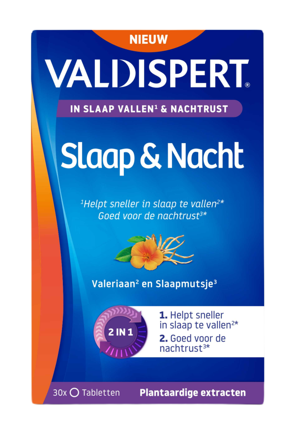Koop Valdispert Slaap & Nacht tabletten