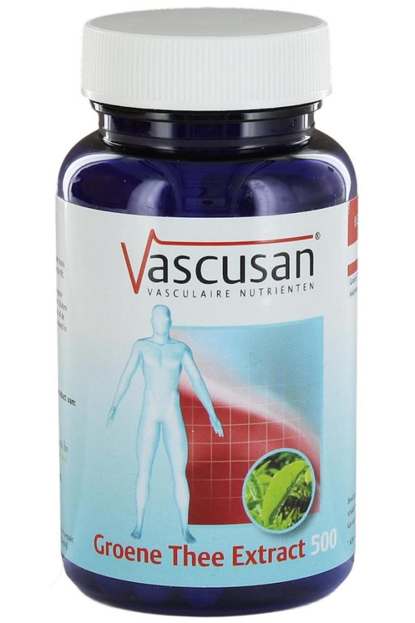 Koop Vascusan Groene Thee Extract 500mg Capsules 60st