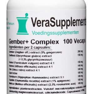 Koop VeraSupplements Gember Plus Complex Capsules